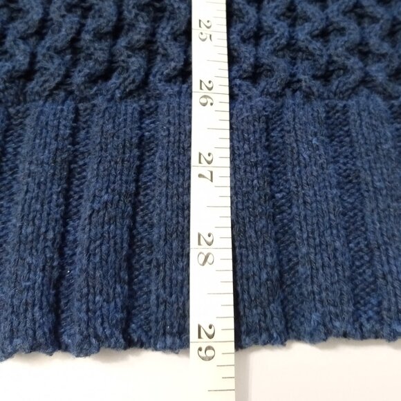 Patagonia Womens Cardigan Sweater Open Front Navy Blue Long Sleeve Cable Knit XS - Picture 5 of 12